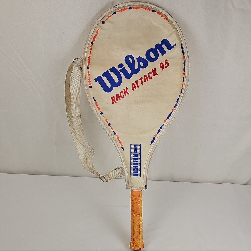 Vintage Wilson Rack Attack 95 High Beam Series Tennis Racket